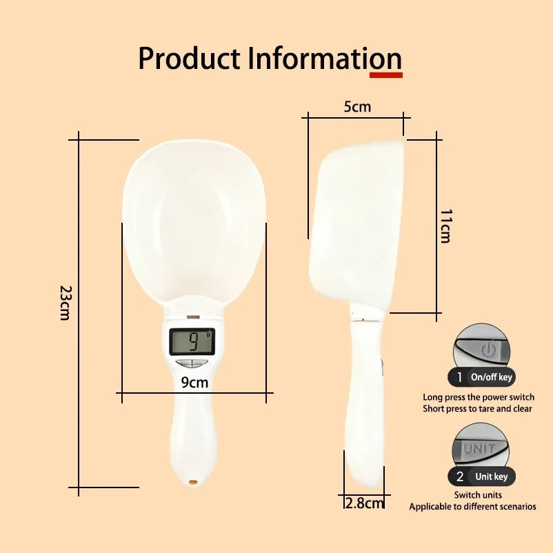 Digital Pet Food Measuring Spoon