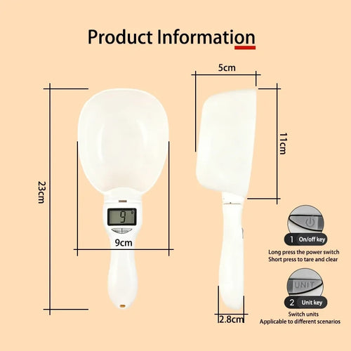 Digital Pet Food Measuring Spoon